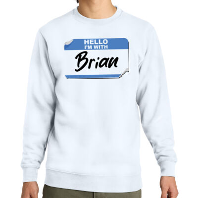 I'm with Brian Crew Sweat Thumbnail